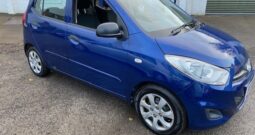 2012 HYUNDAI i10 PETROL 1.2 5 DOOR HATCH IN BLUE ROAD TAX £20.00