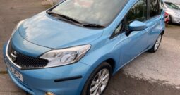 2015 NISSAN NOTE ACENTA 1.2 PETROL 5 DOOR HATCH IN BLUE.