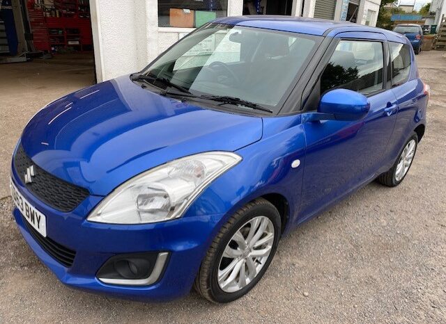 2013 SUZUKI SWIFT 1.2 PETROL 3 DOOR HATAC IN BLUE ROAD TAX £35