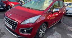 2014 PEUGEOT 3008 VTI 120 5 DOOR SUV PETROL IN RED.