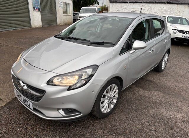 2015 VAUXHALL CORSA SE1.2 PETROL 5 DOOR HATCHBACK IN SILVER .