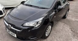 2015 VAUXHALL CORSA LIFE 1.2 PETROL 3 DOOR HATCH IN BLACK.