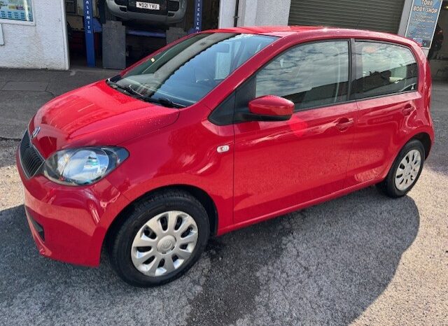2013 SKODA CITIGO SE 5 DOOR HATCH 1.0 PETROL IN RED ROAD TAX £20