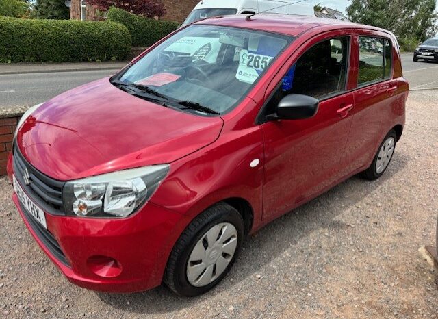 2015 SUZUKI CELERIO SZ2 1.0 PETROL 5 DOOR HATCH IN RED.