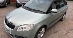 2009 SKODA FABIA 3 ESTATE 5 DOOR HATCH 1.6 PETROL IN GREEN.