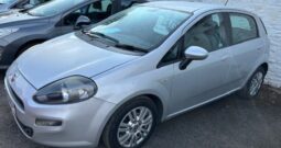 2013 FIAT PUNTO EASY 1.2 PETROL 5 DOOR HATCH IN SILVER.