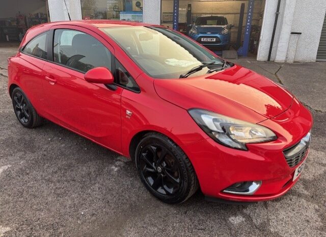 2015 VAUXHALL CORSA SRI 3 DOOR HATCH 1.2 PETROL IN RED.