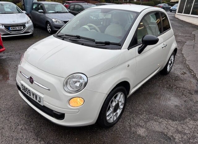 2010 FIAT 500 POP 1.2 PETROL 3 DOOR HATCH IN WHITE ROAD TAX £35