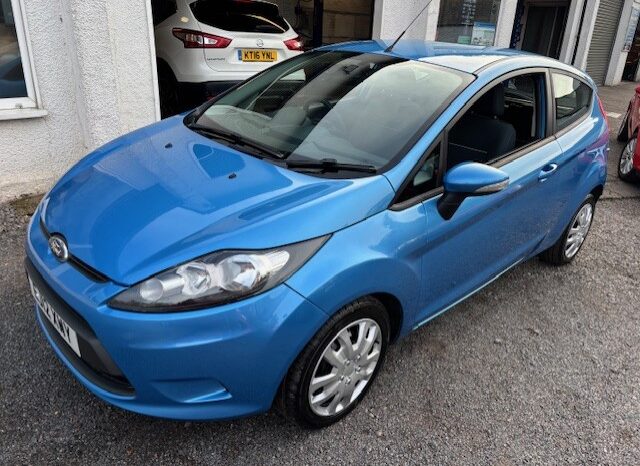 2012 FORD FIESTA EDGE 1.2 PETROL MANUAL 3 DOOR HATCH IN BLUE.