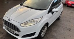 2015 FORD FIESTA STYLE 1.25 PETROL 3 DOOR HATCH IN WHITE.