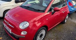 2012 FIAT 500 LOUNGE 1.2 PETROL IN RED £35 ROAD TAX.