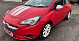 2015 VAUXHALL CORSA STING 1.2 PETROL 3 DOOR HATCH IN RED.