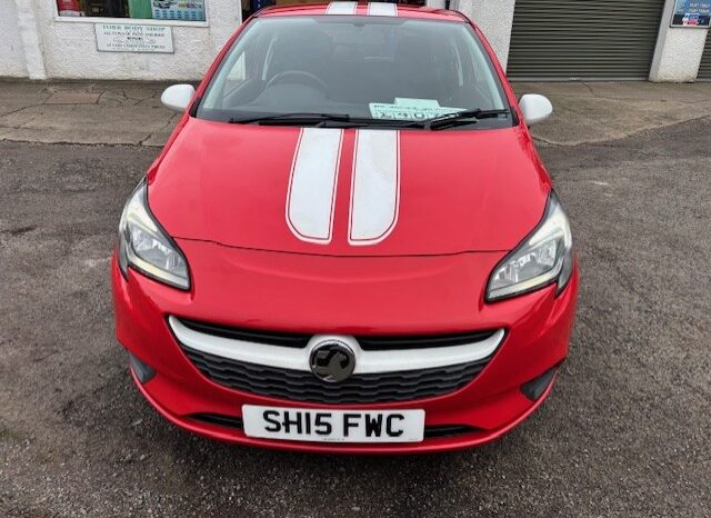
								2015 VAUXHALL CORSA STING 1.2 PETROL 3 DOOR HATCH IN RED full									