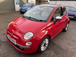 2014 FIAT 500 LOUNGE 3 DOOR 1.2 PETROL IN RED. £35 ROAD TAX.