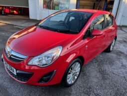 2013 VAUXHALL CORSA SE 1.2 PETROL 5 DOOR HATCH IN RED