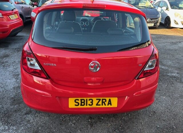 
								2013 VAUXHALL CORSA SE 1.2 PETROL 5 DOOR HATCH IN RED full									