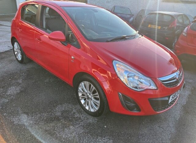 
								2013 VAUXHALL CORSA SE 1.2 PETROL 5 DOOR HATCH IN RED full									