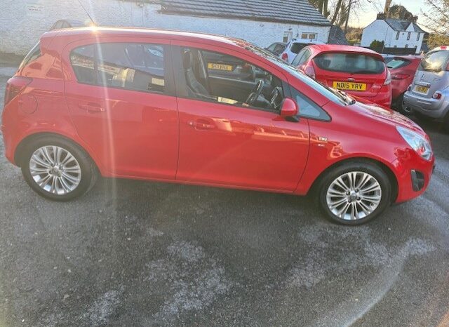 
								2013 VAUXHALL CORSA SE 1.2 PETROL 5 DOOR HATCH IN RED full									