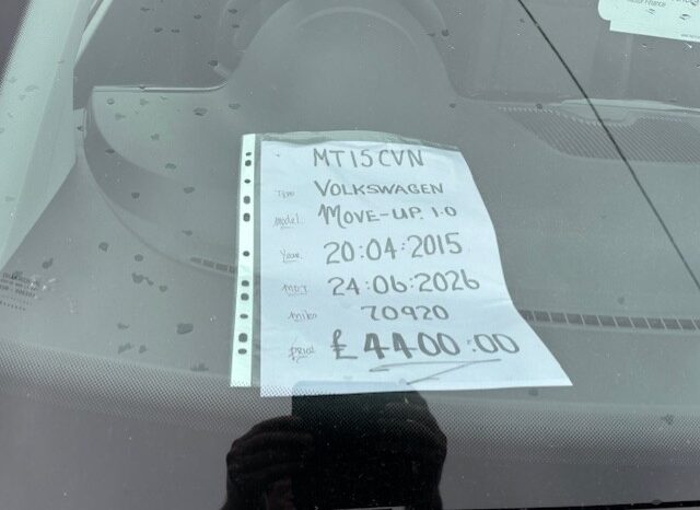 
								2015 VW UP MOVE 1.0 PETROL 3 DOOR HATCH IN BLACK full									