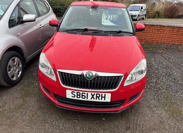 
								2012 Skoda Fabia SE 1.4 MPI – Red full									