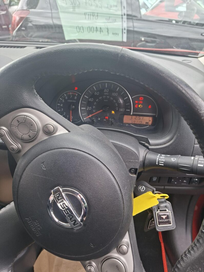 
								2014 Nissan Micra Acenta finished in Red. full									