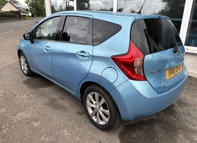 
								2016 NISSAN NOTE TEKNADIG-S 5 DOOR HATCH IN BLUE full									