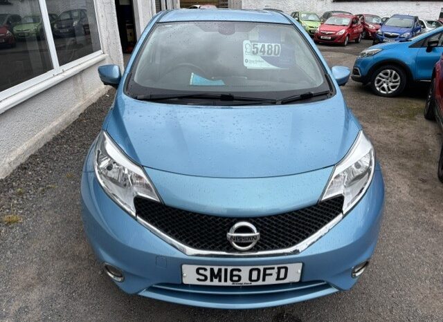 
								2016 NISSAN NOTE TEKNADIG-S 5 DOOR HATCH IN BLUE full									