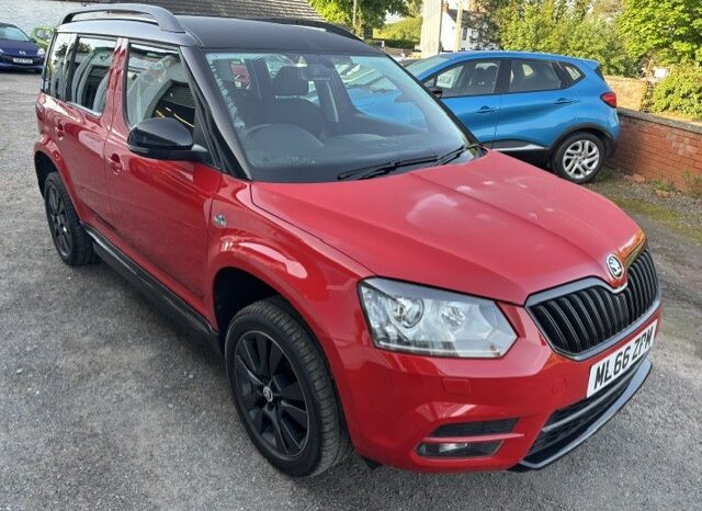 
								2016 SKODA YETI MONTE CARLO 1.2 TSI DSG 5 DOOR HATCH AUTOMATIC. full									