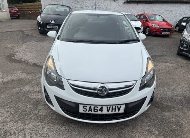 
								2014 VAUXHALL CORSA SXI VVT 1.2 PETROL 3 DOOR HATCH IN WHITE. full									