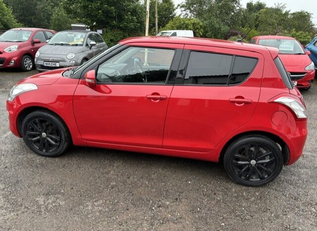 
								2016 SUZUKI SWIFT 1.2 SZ4 4 DOOR HATCH IN RED ROAD TAX £35 full									
