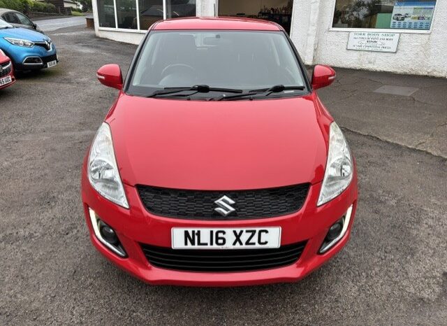 
								2016 SUZUKI SWIFT 1.2 SZ4 4 DOOR HATCH IN RED ROAD TAX £35 full									