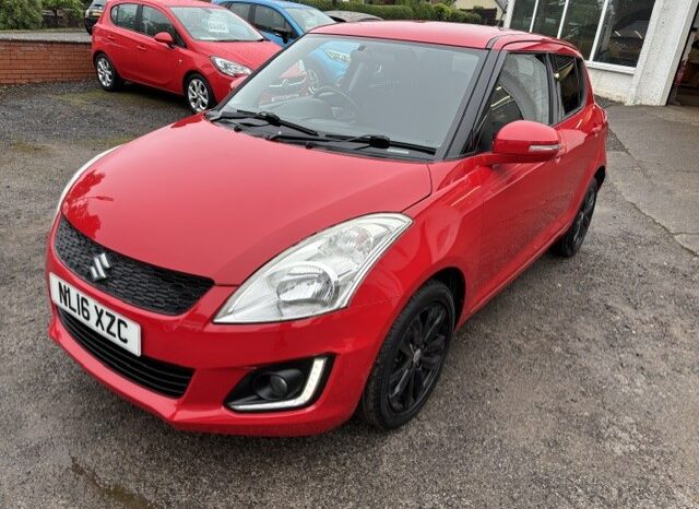 
								2016 SUZUKI SWIFT 1.2 SZ4 4 DOOR HATCH IN RED ROAD TAX £35 full									