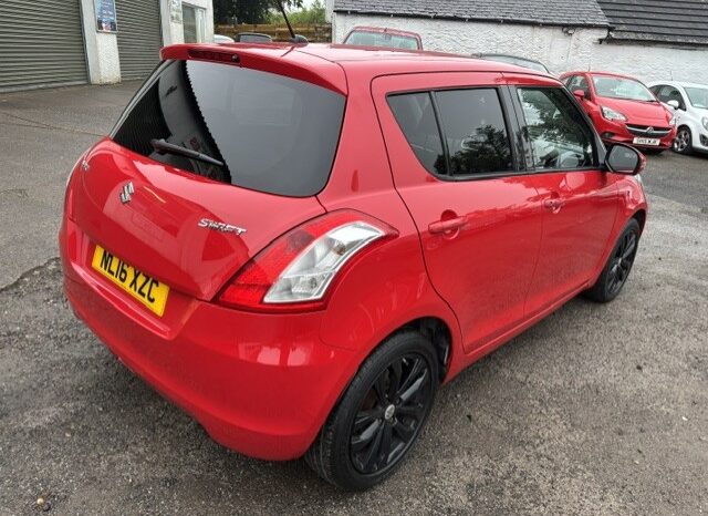 
								2016 SUZUKI SWIFT 1.2 SZ4 4 DOOR HATCH IN RED ROAD TAX £35 full									