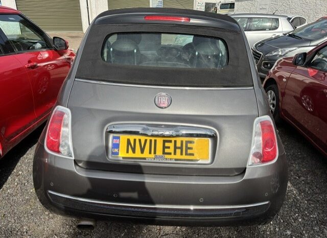 
								2011 FIAT 500 LOUNGE MULTIJET CONVERTIBLE DIESEL ROAD TAX £20 full									