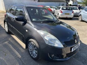 2013 SUZUKI SWIFT  SZ4 1.2 PETROL 5 DOOR HATCH IN BLACK ROAD TAX £35