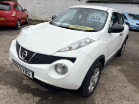 2013 NISSAN JUKE VISIA DCI 5 DOOR HATCH IN WHITE.