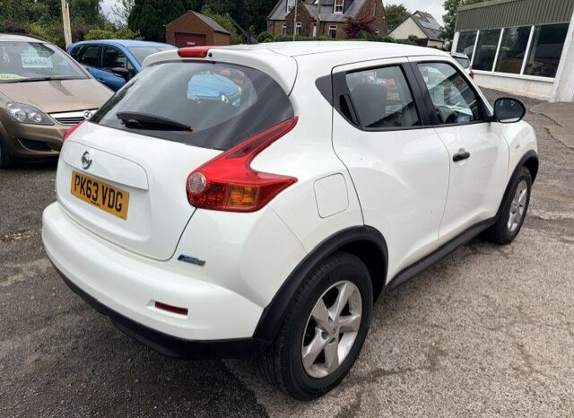 
								2013 NISSAN JUKE VISIA DCI 5 DOOR HATCH IN WHITE. full									