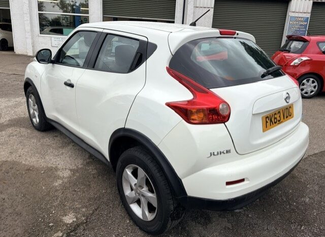 
								2013 NISSAN JUKE VISIA DCI 5 DOOR HATCH IN WHITE. full									