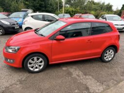 2012 VOLKSWAGEN POLO MATCH 60 3 DOOR HATCH IN RED.