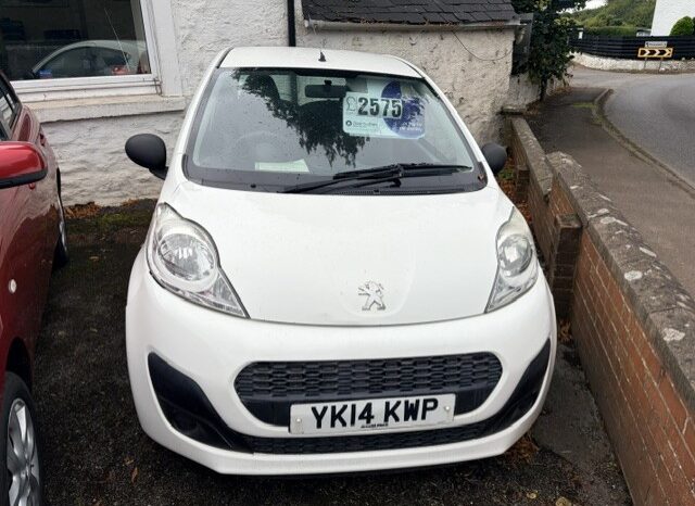 
								2014 PEUGEOT 107 3 DOOR IN WHITE full									