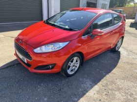 2014 FORD FIESTA ZETEC 1.2 3 DOOR HATCH IN RED. ROAD TAX £35.