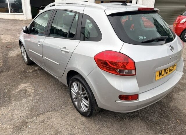 
								2012 RENAULT CLIO DYAMIQUE TOMTOM ESTAT 5 DOOR IN SILVER. full									