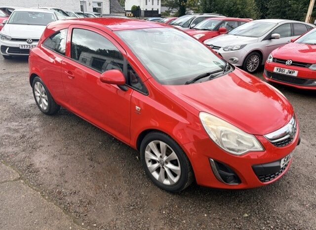 
								2012 VAUXHALL CORSA VVT ACTIVE 3 DOOR HATCH IN RED, full									