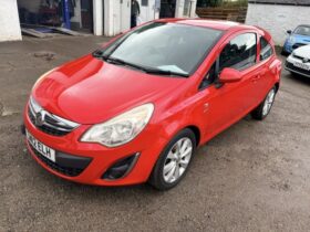 2012 VAUXHALL CORSA VVT ACTIVE 3 DOOR HATCH IN RED,